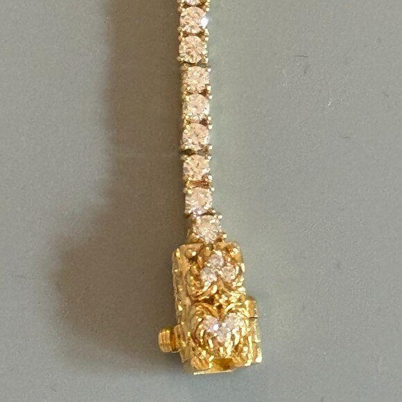 Judith Ripka 14K Clad 6-3/4" Diamonique Tennis Bracelet - Picture 10 of 11
